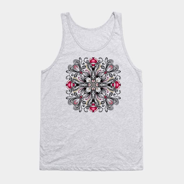 Persephone Mandala Tank Top by exentric-wren